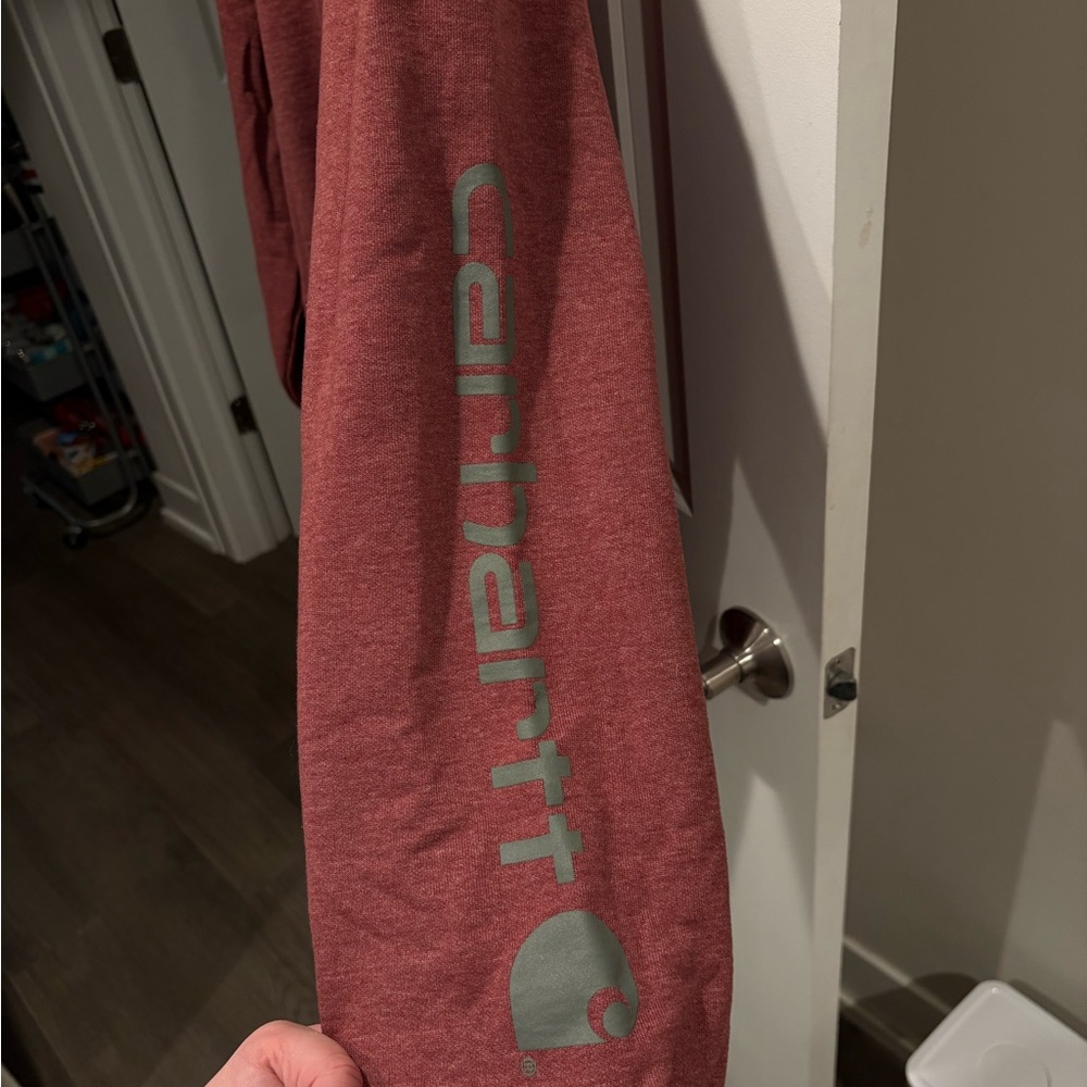 Carhartt Men's Red Hoodie - Picture 5 of 7